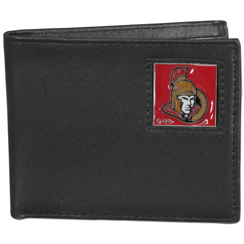 Ottawa Senators® Leather Bifold Wallet - Std - Packaged in Gift Box