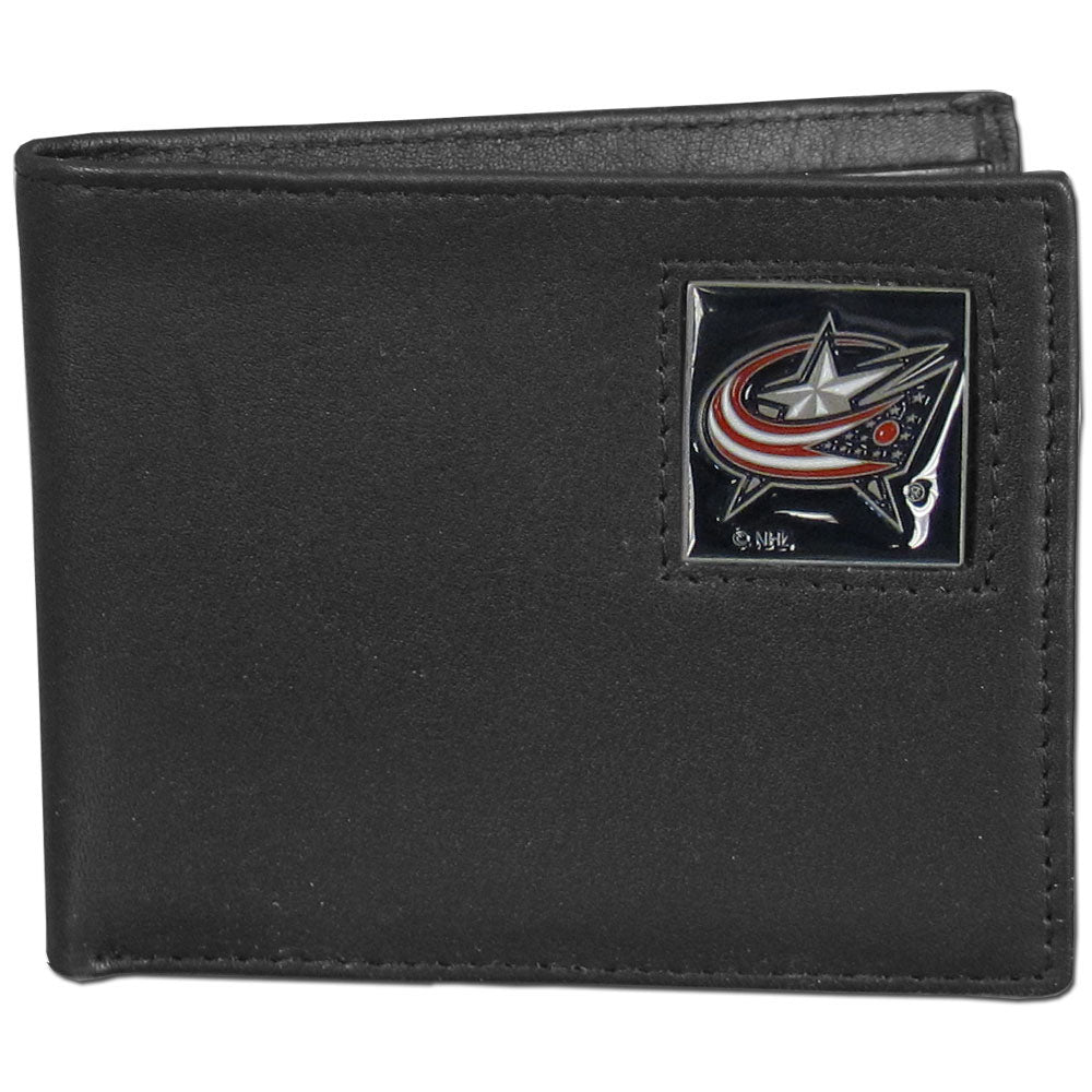 Columbus Blue Jackets® Leather Bifold Wallet - Std