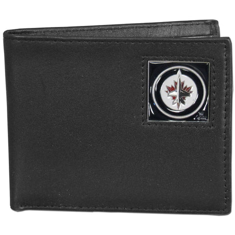 Winnipeg Jets™ Leather Bifold Wallet - Std - Packaged in Gift Box