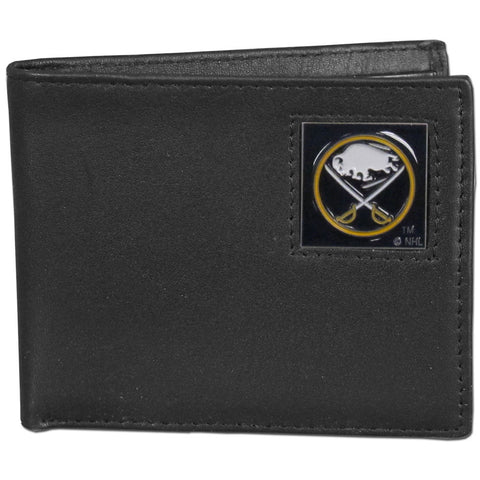 Buffalo Sabres® Leather Bifold Wallet - Std - Packaged in Gift Box