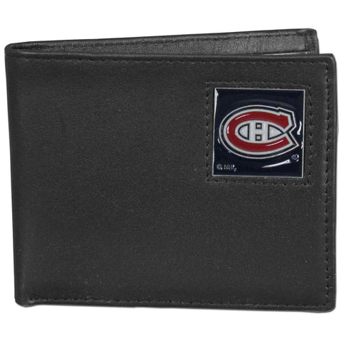 Montreal Canadiens® Leather Bifold Wallet - Std