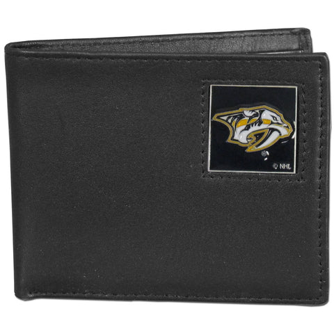 Nashville Predators® Leather Bifold Wallet - Std - Packaged in Gift Box