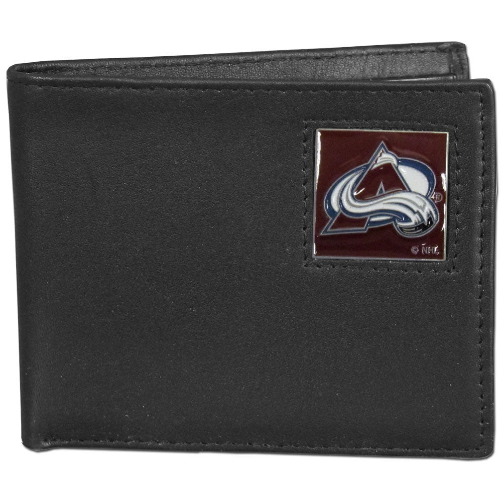 Colorado Avalanche® Leather Bifold Wallet - Std - Packaged in Gift Box