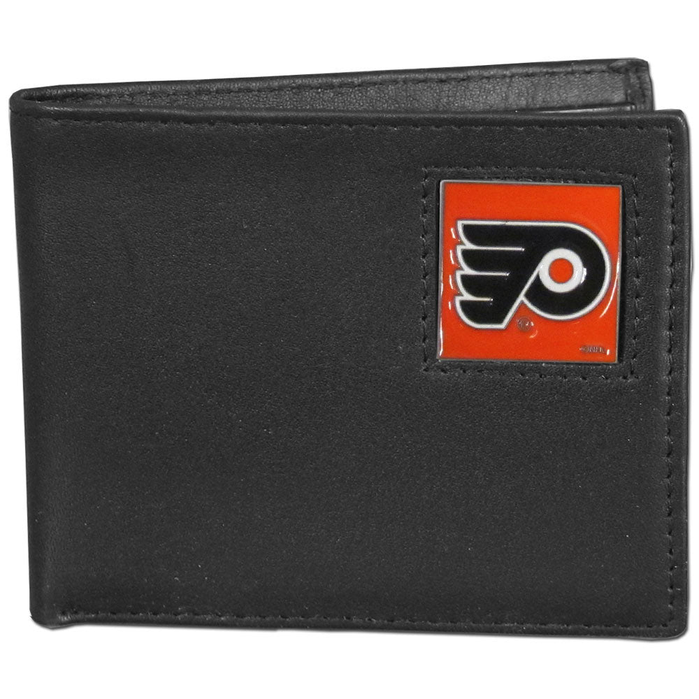 Philadelphia Flyers® Leather Bifold Wallet - Std - Packaged in Gift Box