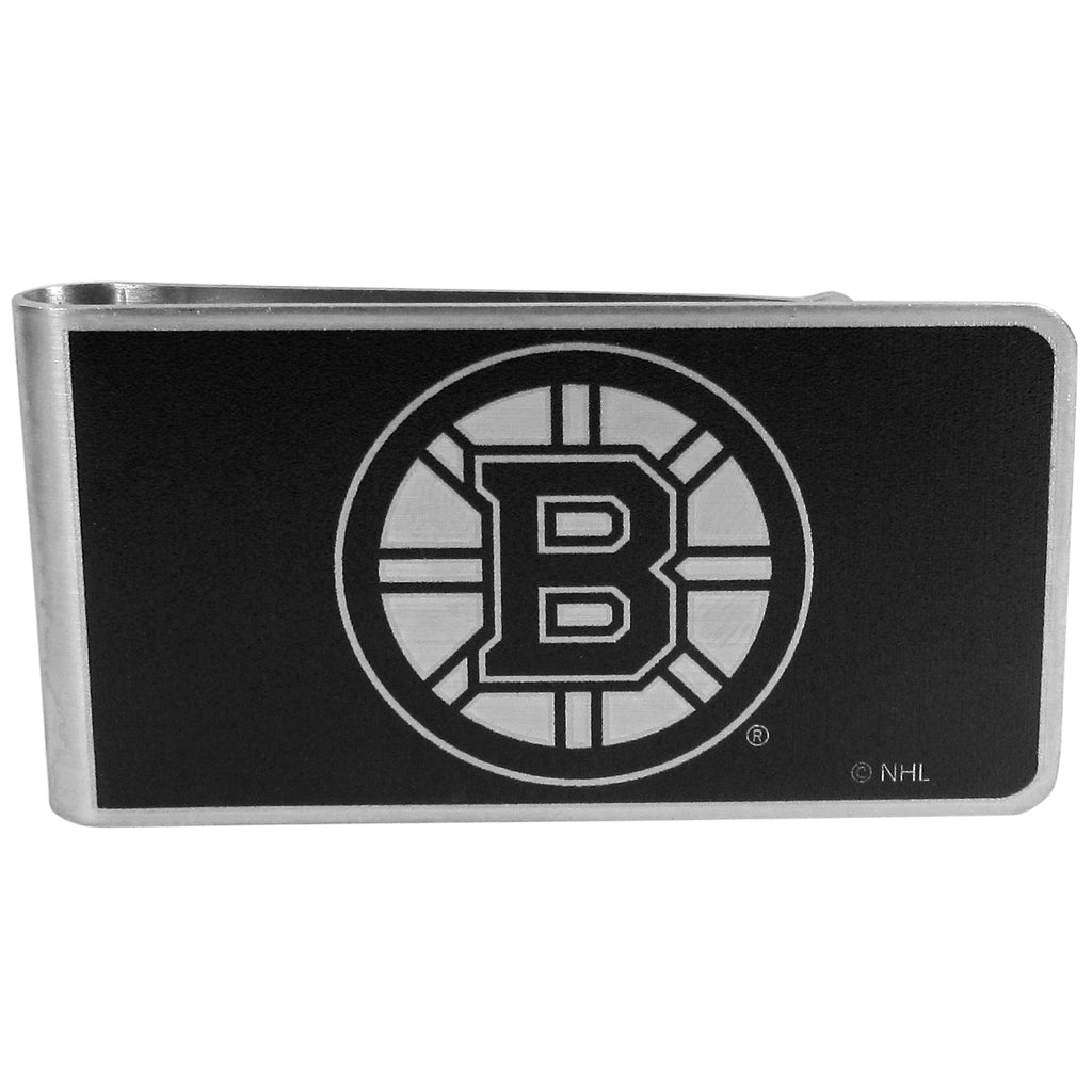Boston Bruins® Black and Steel Money Clip