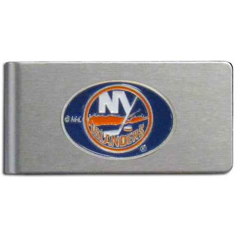 New York Islanders   Brushed Metal Money Clip 