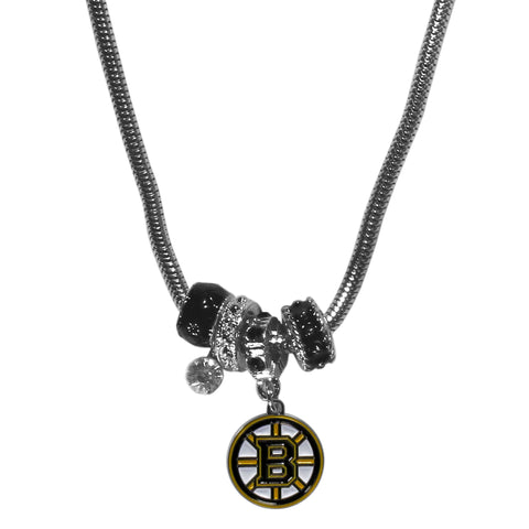 Boston Bruins® Euro Bead Necklace