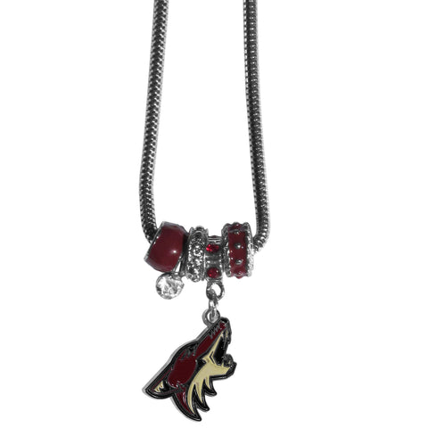 Arizona Coyotes® Euro Bead Necklace