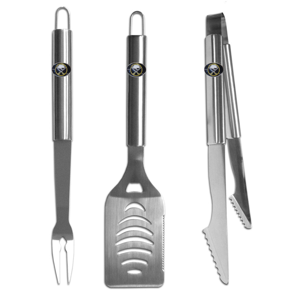 Buffalo Sabres   3 pc Stainless Steel BBQ Set 