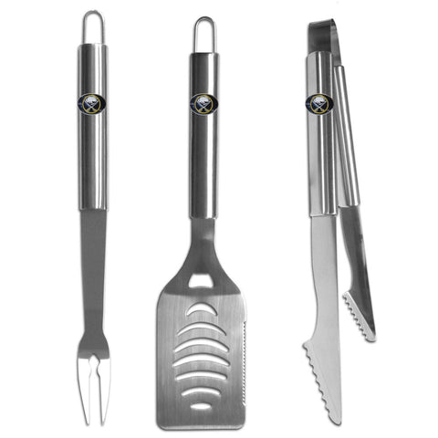 Buffalo Sabres® 3 pc BBQ Set - Stainless Steel