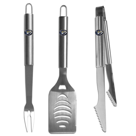 Nashville Predators   3 pc Stainless Steel BBQ Set 