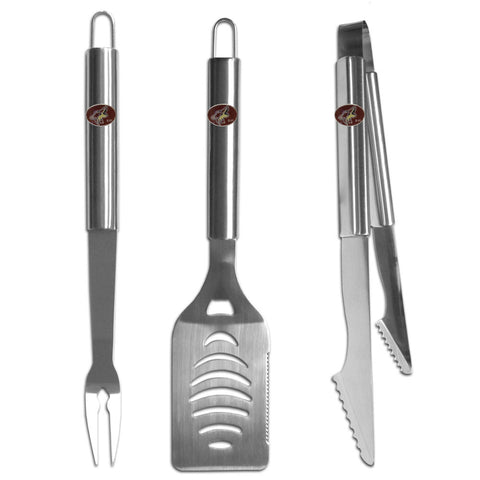 Arizona Coyotes® 3 pc Stainless Steel BBQ Set