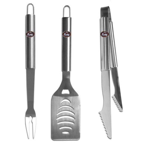 Colorado Avalanche   3 pc Stainless Steel BBQ Set 
