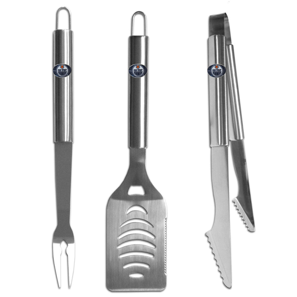 Edmonton Oilers® 3 pc BBQ Set