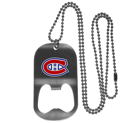 Montreal Canadiens® Bottle Opener Tag Necklace