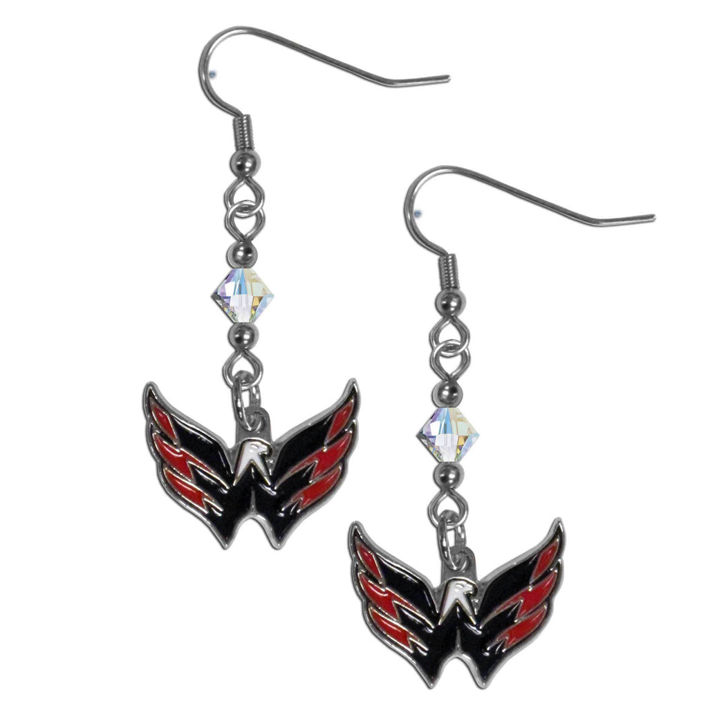 Washington Capitals® Crystal Earrings - Dangle Style