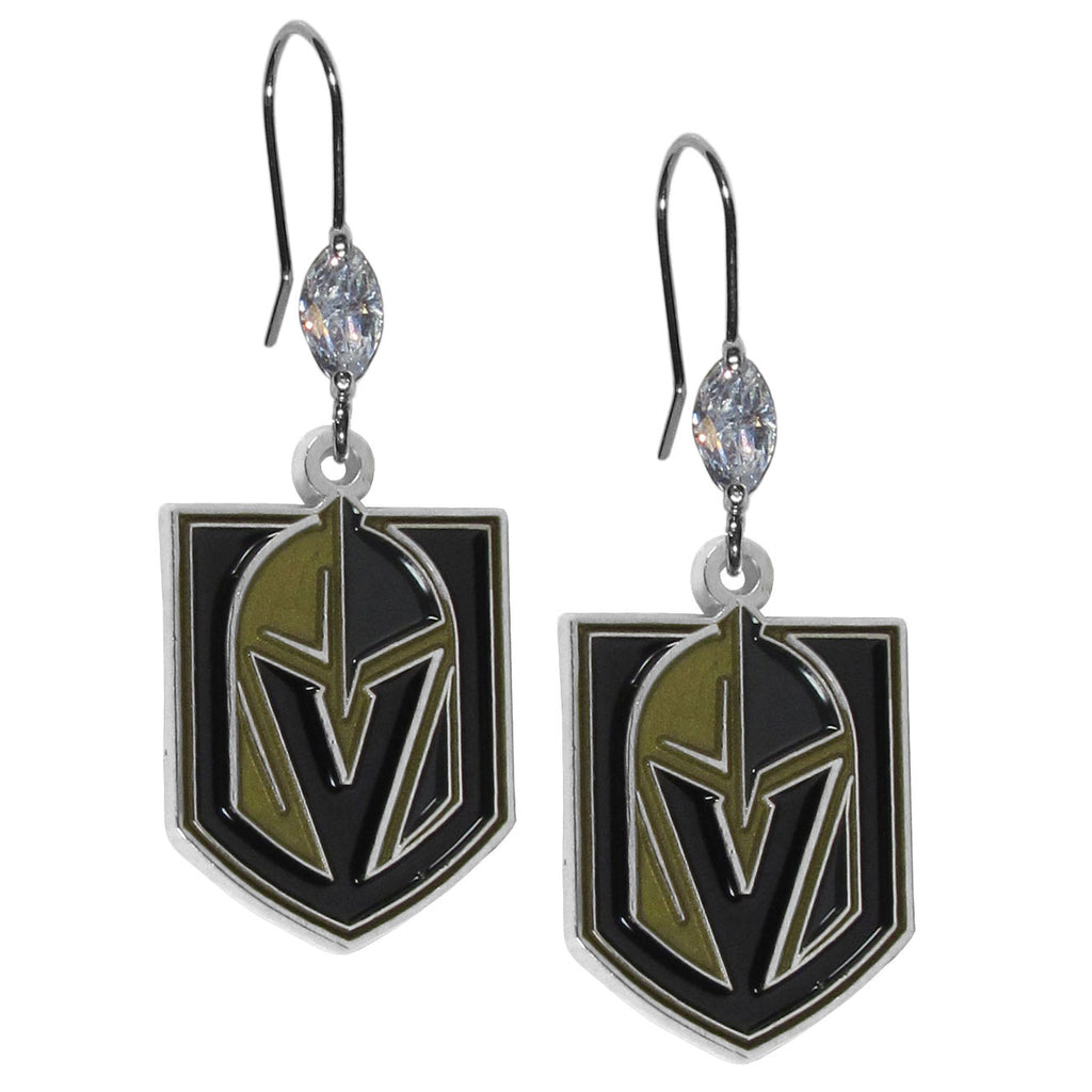 Las Vegas Golden Knights® Crystal Dangle Earrings