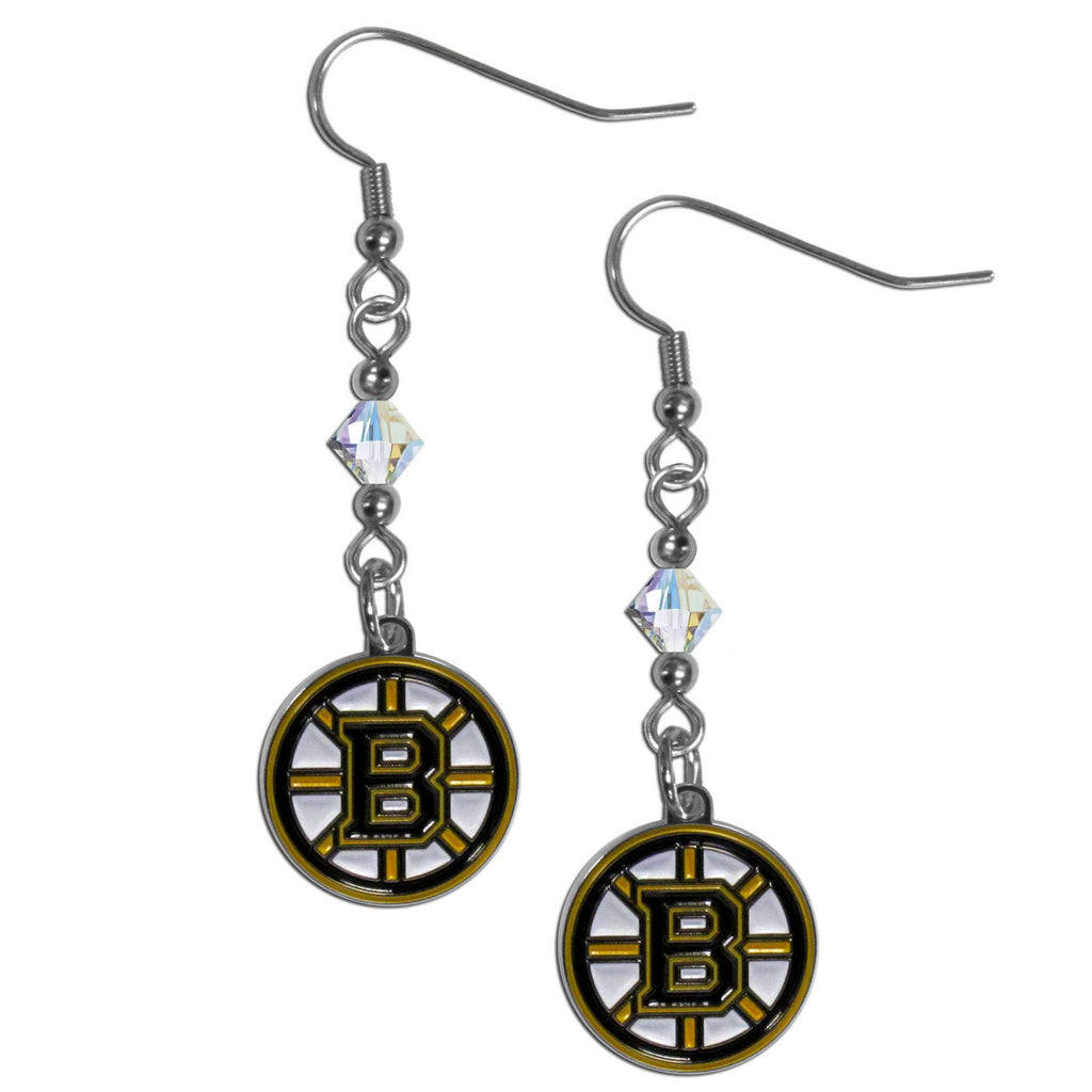 Boston Bruins® Crystal Dangle Earrings