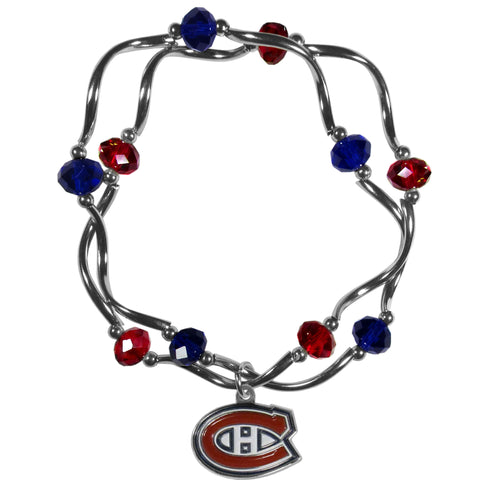 Montreal Canadiens® Crystal Bead Bracelet