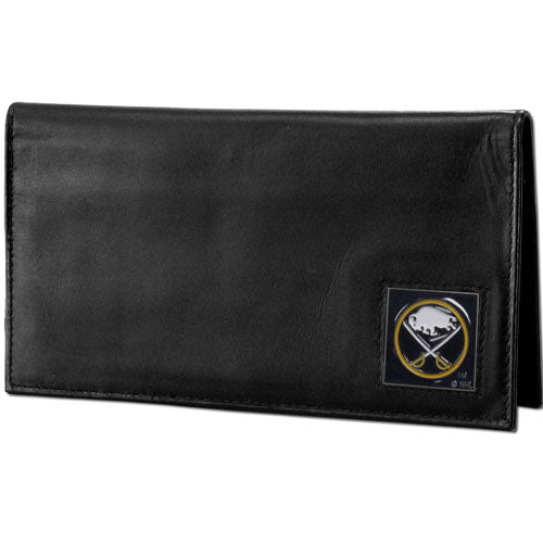 Buffalo Sabres® Deluxe Leather Checkbook Cover