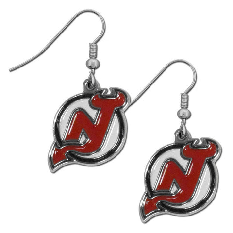 New Jersey Devils® Dangle Earrings - Chrome