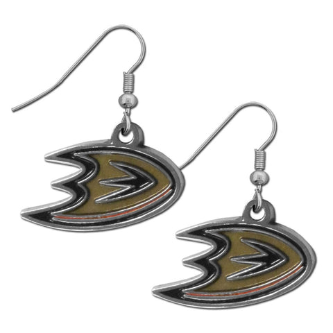 Anaheim Ducks® Chrome Earrings - Dangle Style