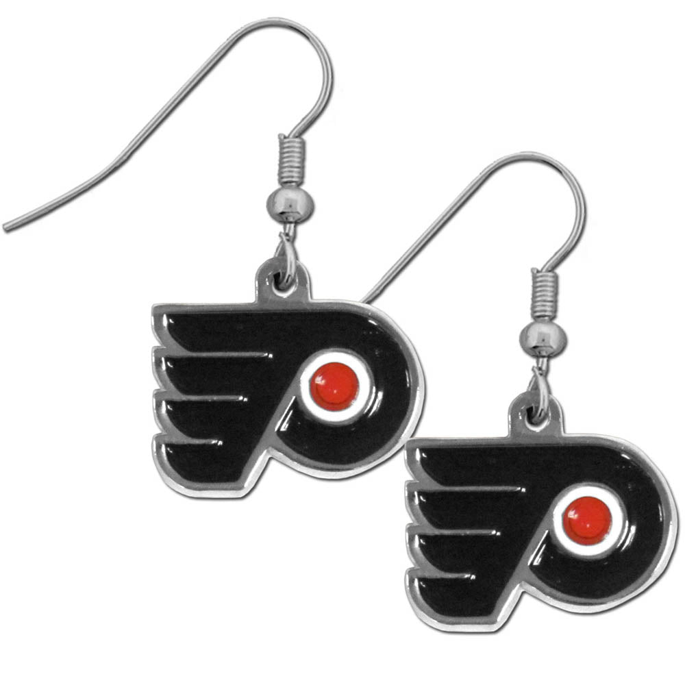 Philadelphia Flyers® Dangle Earrings - Chrome