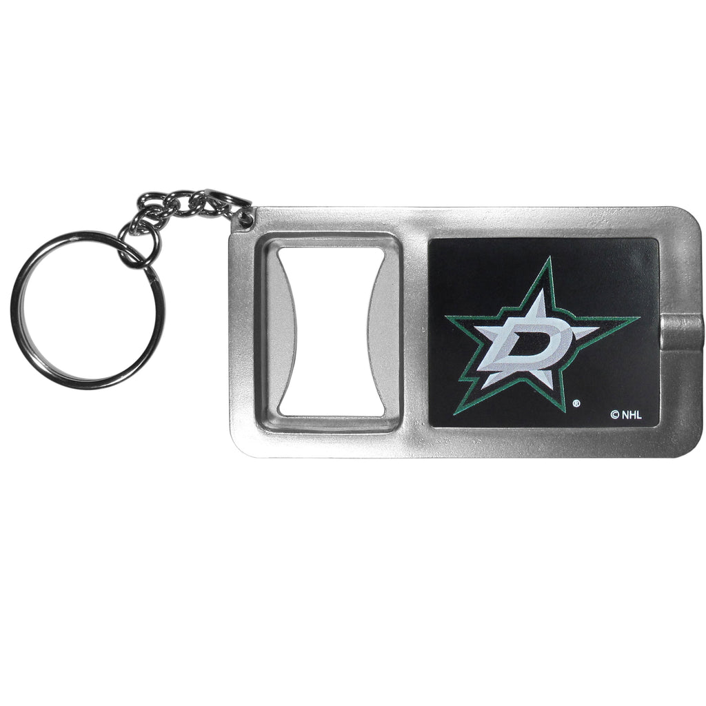 Dallas Stars™ Flashlight Key Chain with Bottle Opener