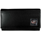 Columbus Blue Jackets® Leather Trifold Wallet