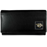 Nashville Predators® Leather Trifold Wallet