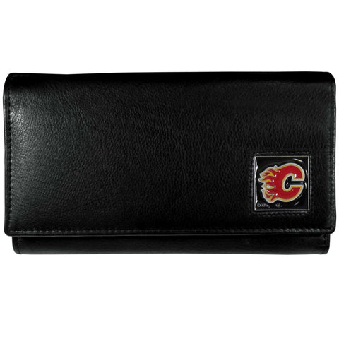 Calgary Flames   Leather Women's Wallet 