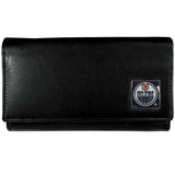 Edmonton Oilers® Leather Trifold Wallet