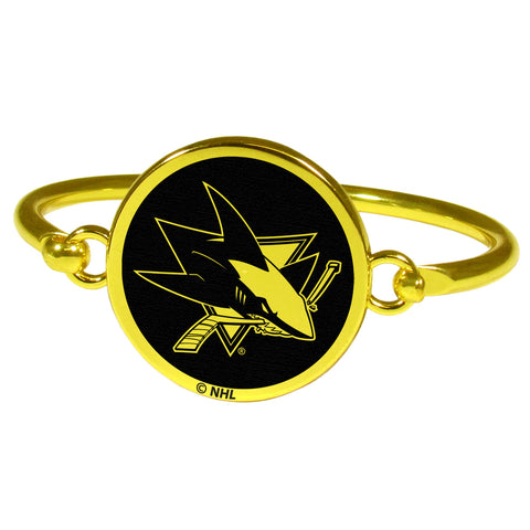 San Jose Sharks® Gold Tone Bangle Bracelet