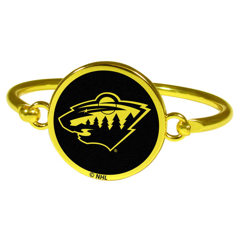 Minnesota Wild® Gold Tone Bangle Bracelet