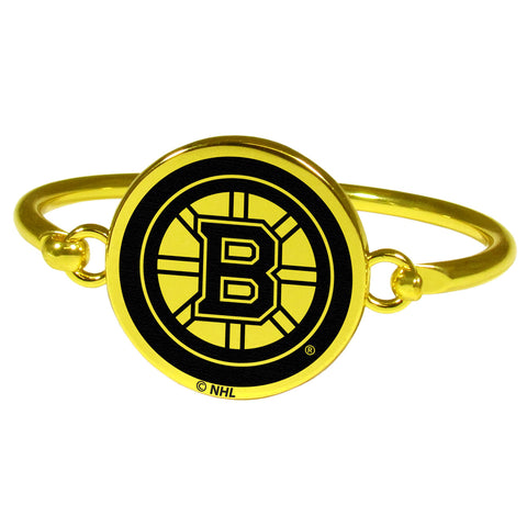 Boston Bruins® Gold Tone Bangle Bracelet