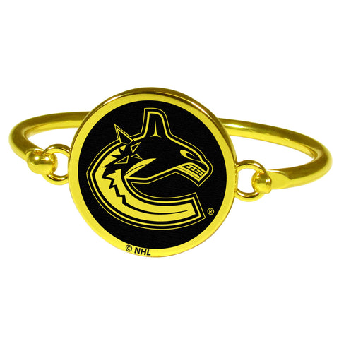 Vancouver Canucks® Gold Tone Bangle Bracelet