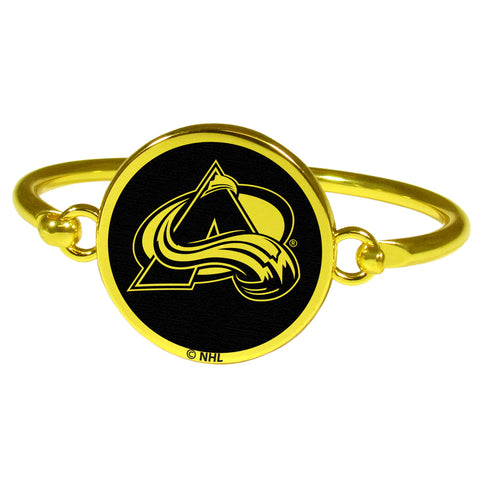 Colorado Avalanche® Gold Tone Bangle Bracelet