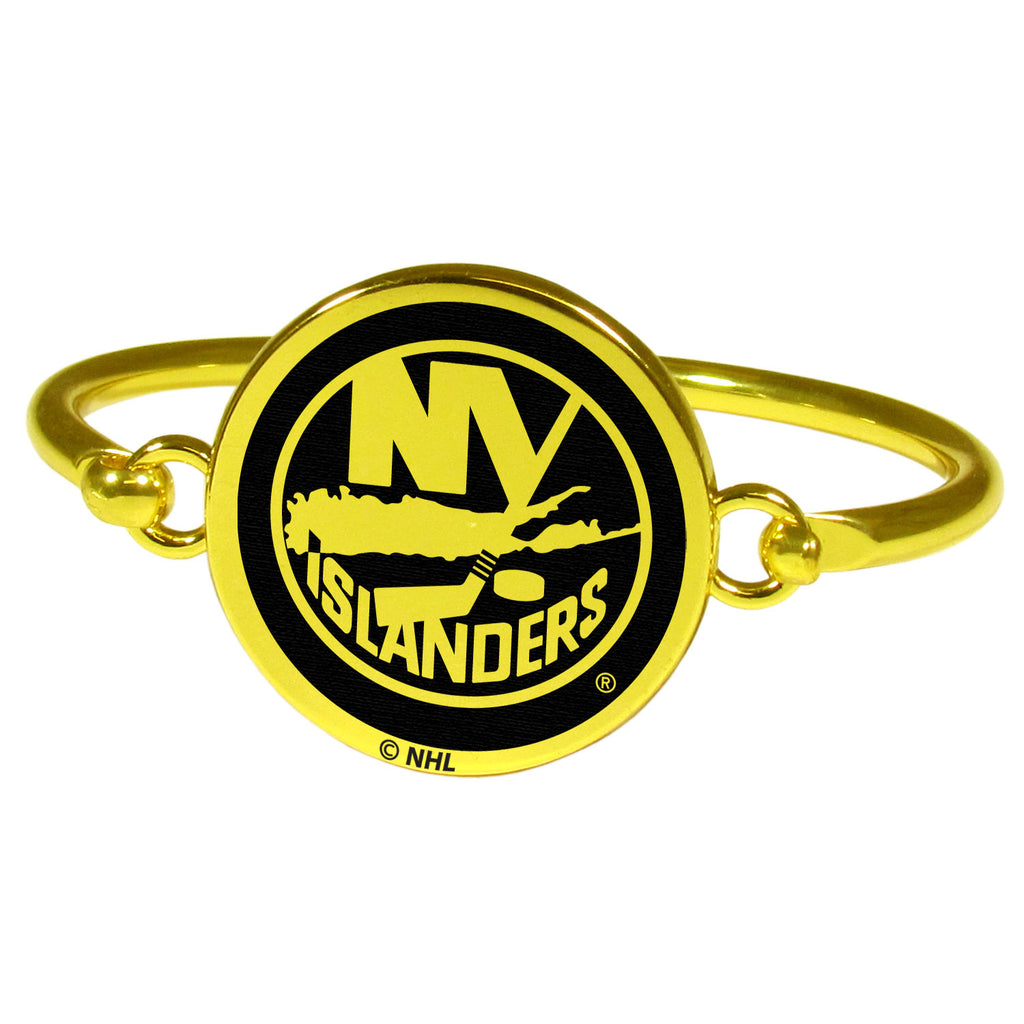 New York Islanders® Gold Tone Bangle Bracelet