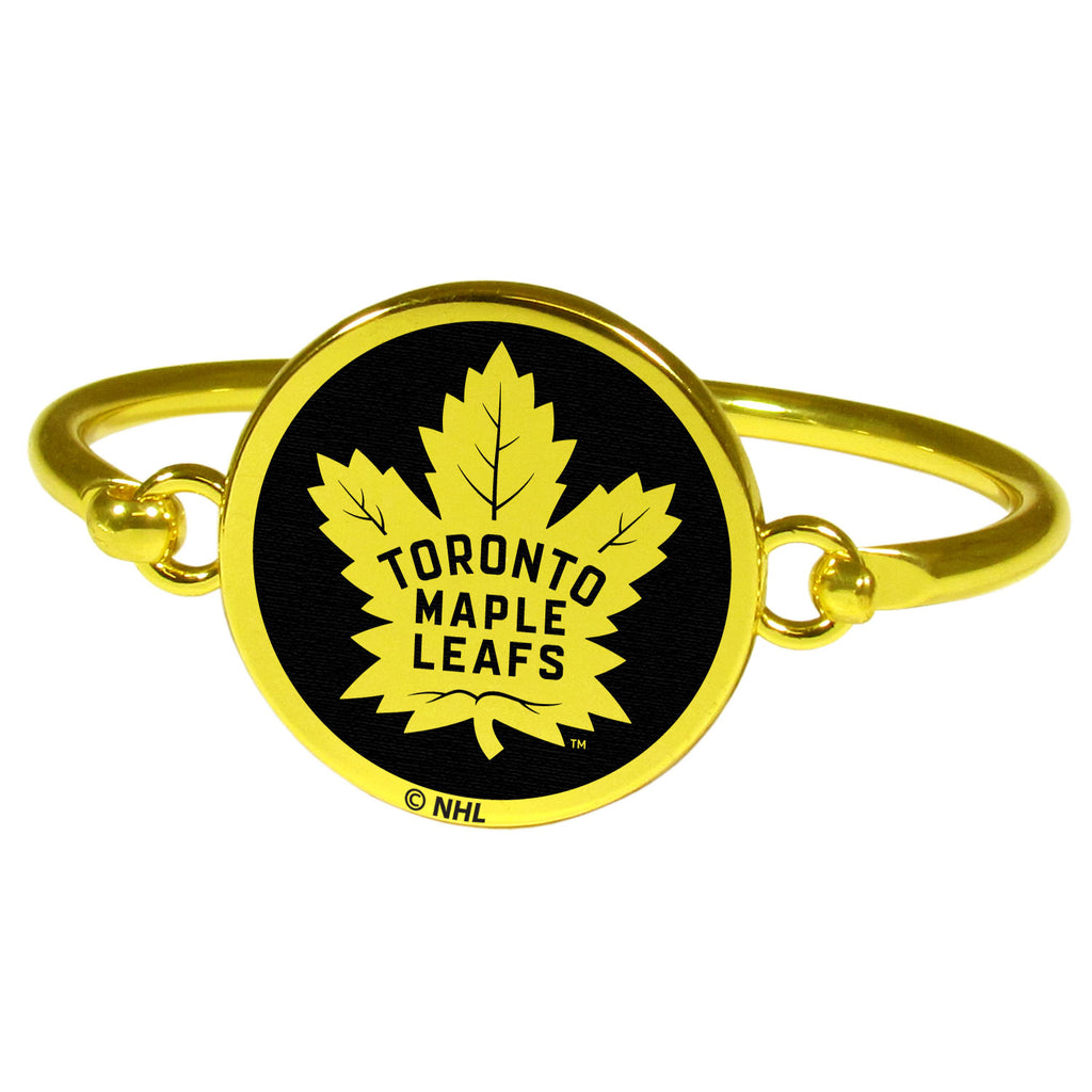 Toronto Maple Leafs® Gold Tone Bangle Bracelet