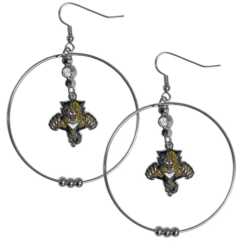 Florida Panthers® 2 Inch Hoop Earrings