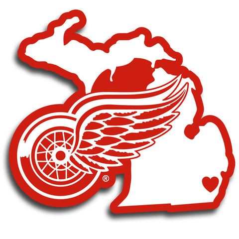 Detroit Red Wings   Home State Decal 
