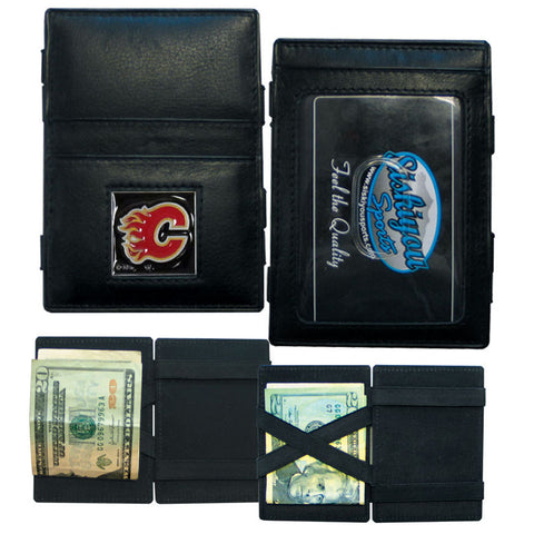 Calgary Flames® Leather Jacob's Ladder Wallet