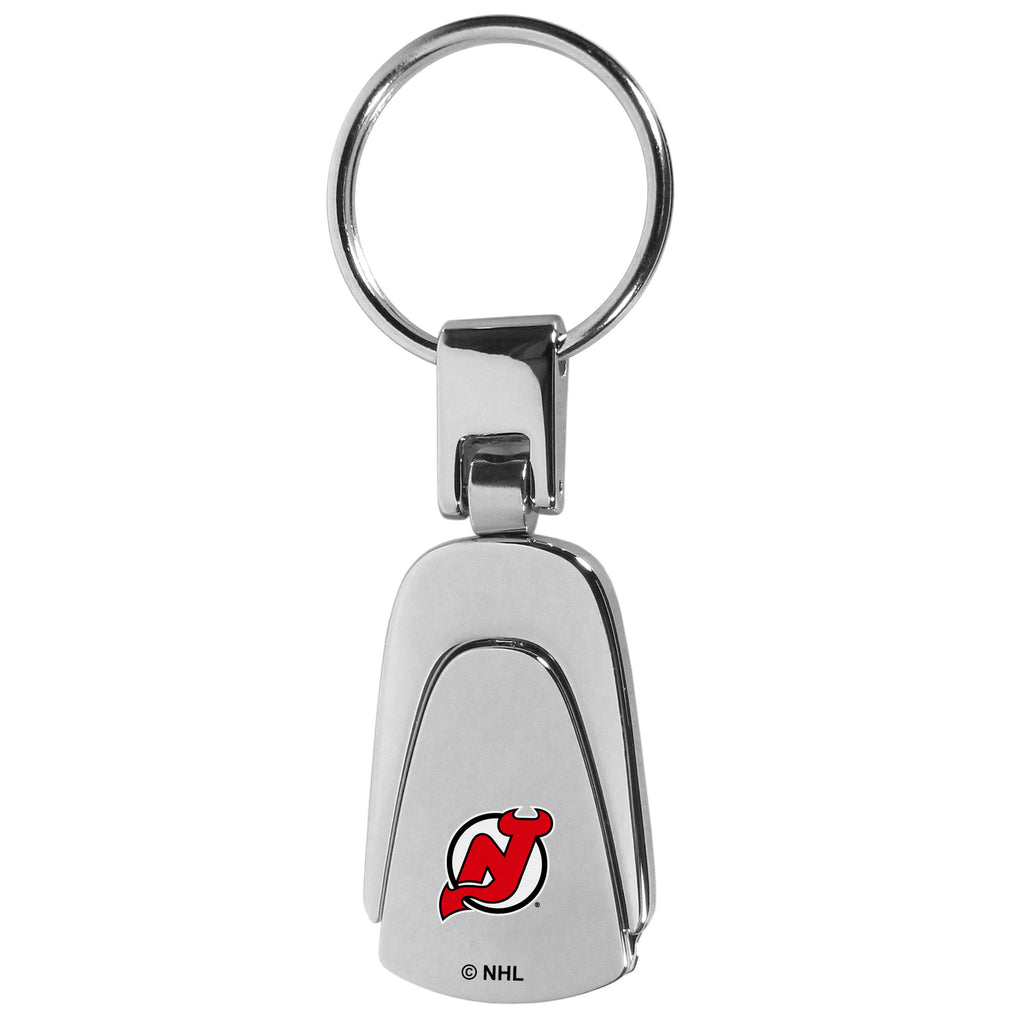 New Jersey Devils® Steel Teardrop Key Chain