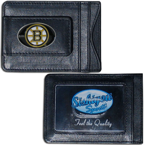 Boston Bruins® Leather Cash & Cardholder