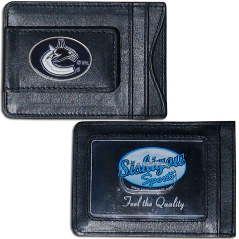 Vancouver Canucks® Leather Cash & Cardholder