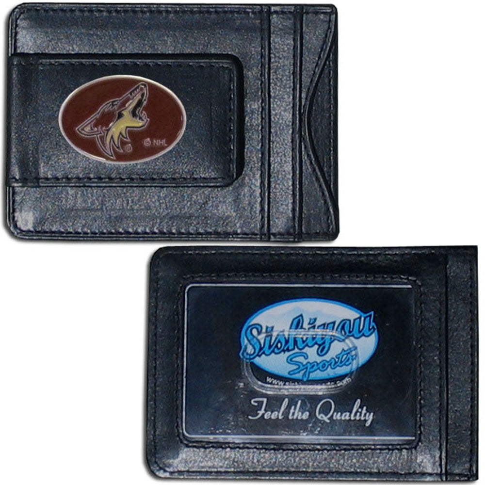 Arizona Coyotes® Leather Cash & Cardholder
