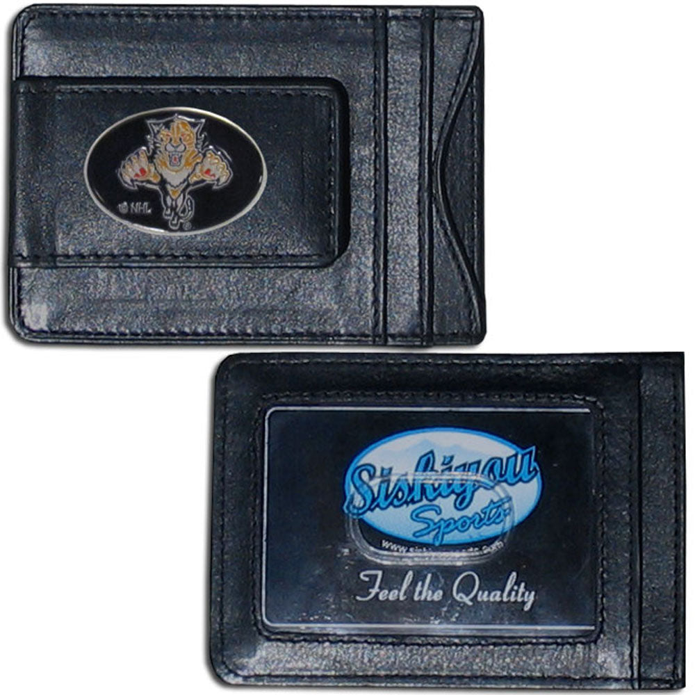 Florida Panthers® Leather Cash & Cardholder