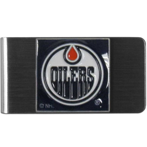 Edmonton Oilers   Steel Money Clip 