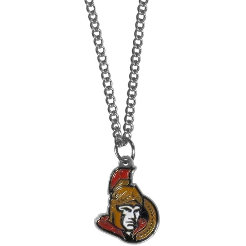 Ottawa Senators   Chain Necklace with Small Charm 