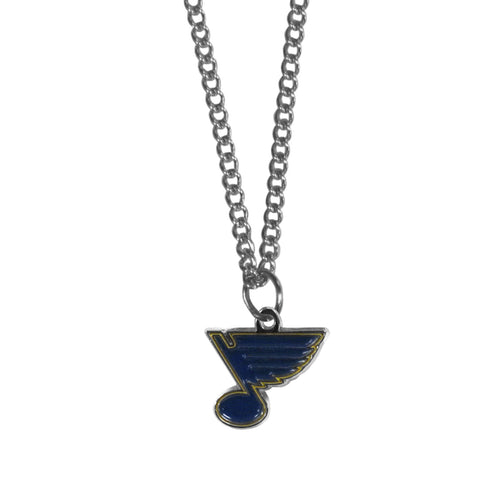St. Louis Blues   Chain Necklace with Small Charm 